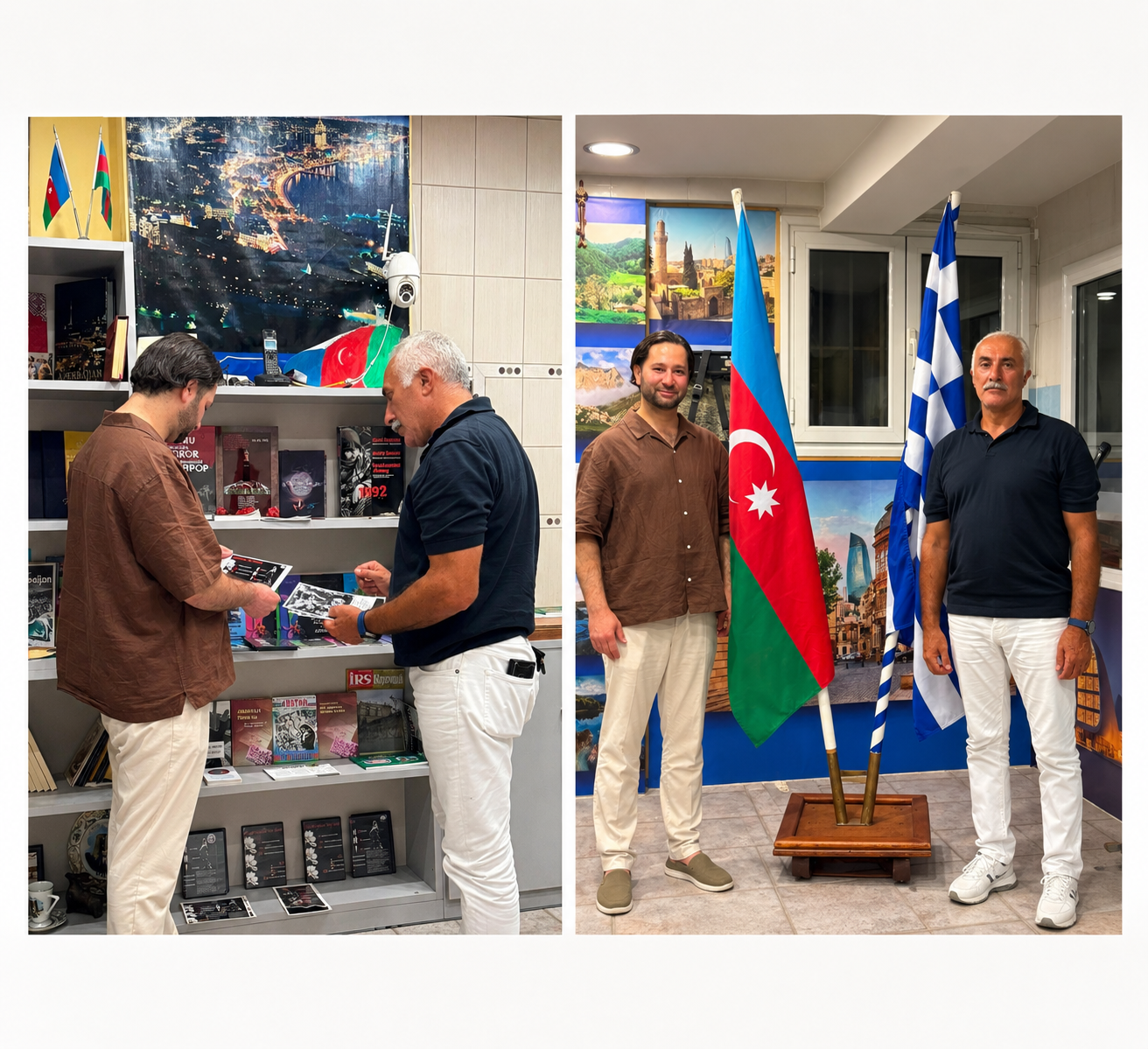 President of the Union of Azerbaijanis in Austria and Azerbaijan House Salzburg Visits “QALA” in Thessaloniki